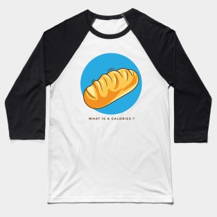 Viennese bread cartoon illustration with text Baseball T-Shirt